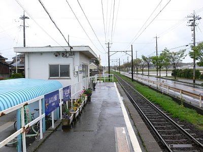 ホームから下り方面