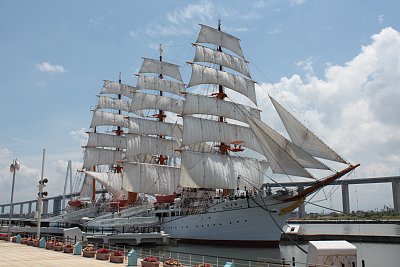 海王丸総帆展帆